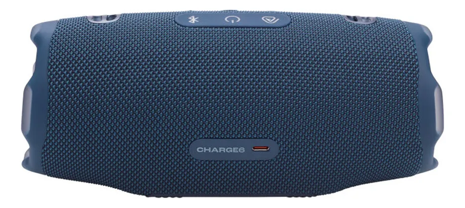 Caixa De Som Bluetooth Jbl Charge 6 Azul - 3
