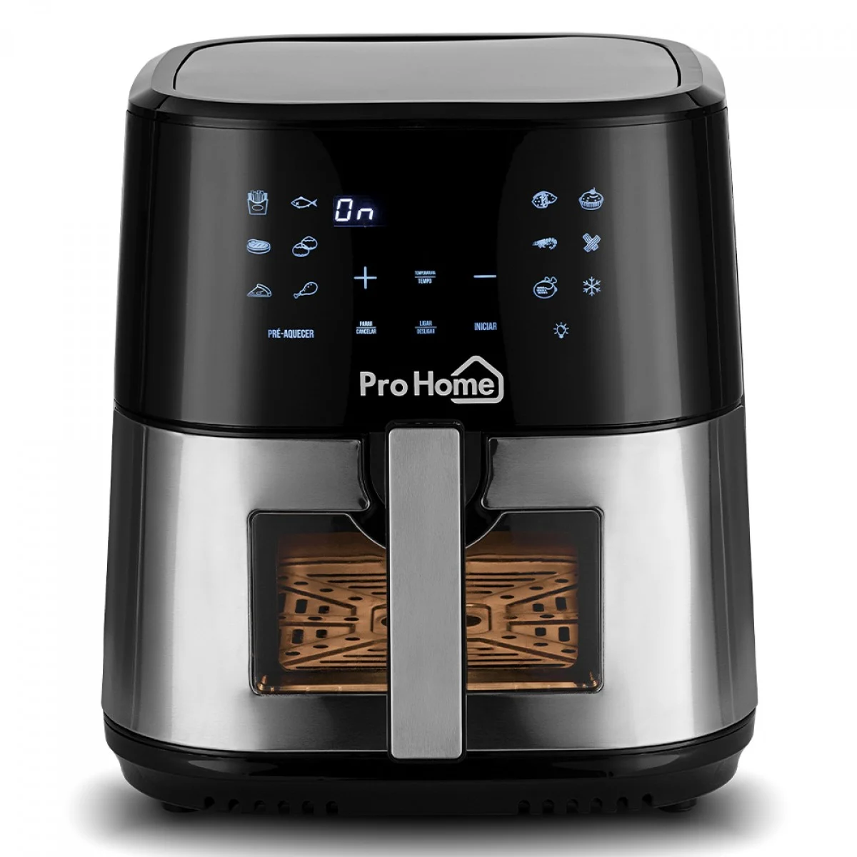 Fritadeira Elétrica Air Fryer Pro Home Style PRO, 100% Digital, Com Visor, 8L, 110V, Preto e Inox, PH-AF-SP1700WS8LS110D - 2